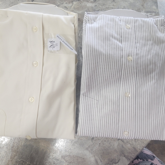 Joseph & Feiss and Joseph Abboud dress shirts  Tall 17. 36/37. NEW - Picture 2 of 6